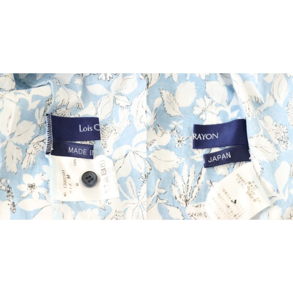 新品タグ付き✨ ロイスクレヨン ノースリーブワンピース M 花柄 ロング丈 ロイスクレヨン Lois CRAYON 花柄プリント ノースリーブワンピース