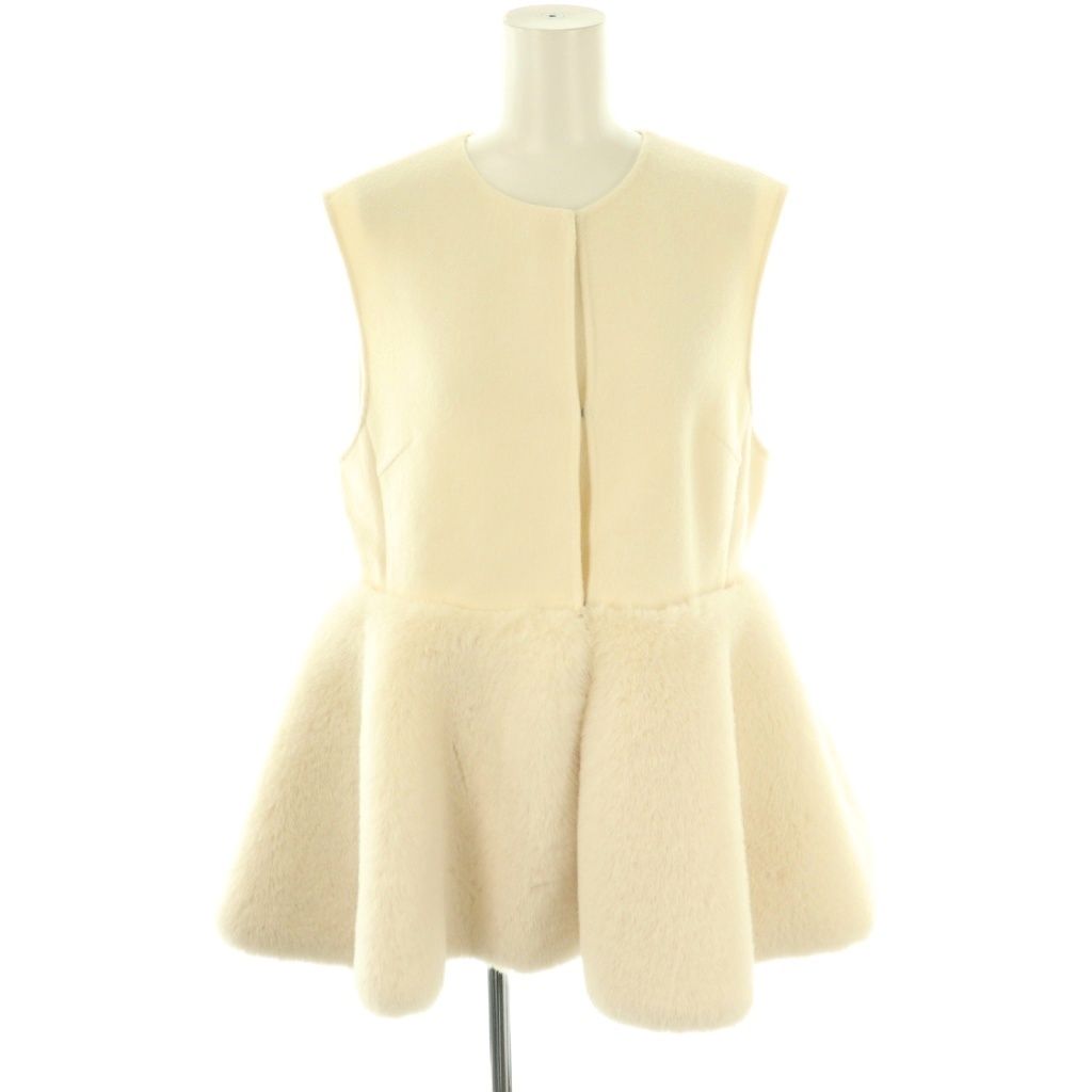 アプワイザーリッシェ Apuweiser-riche 23AW ペプラムファーリバージレ