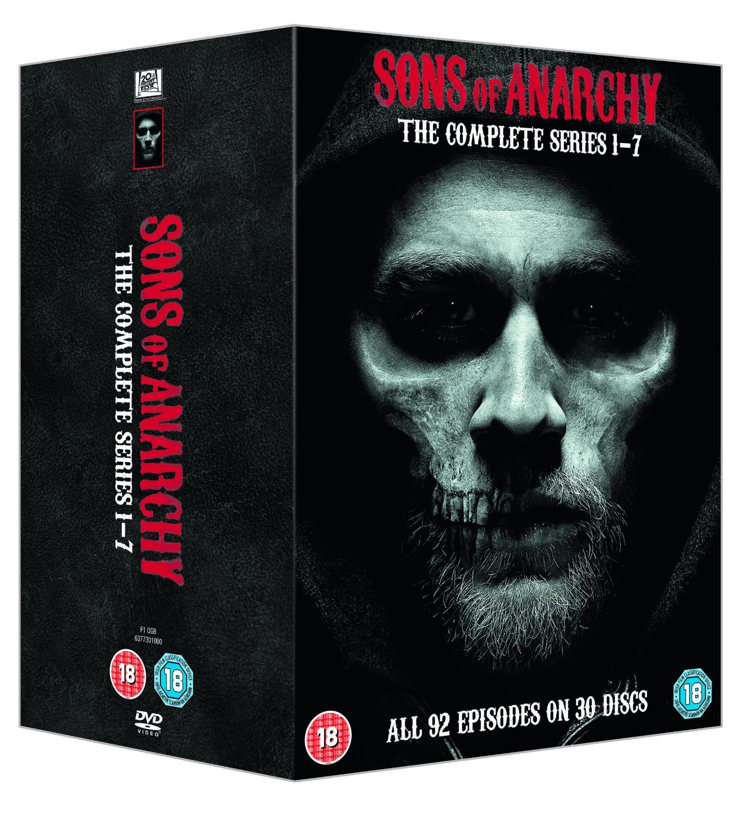 DVD Sons Of Anarchy - Complete Seasons 1-7 Import K 0501-251014 K-2600