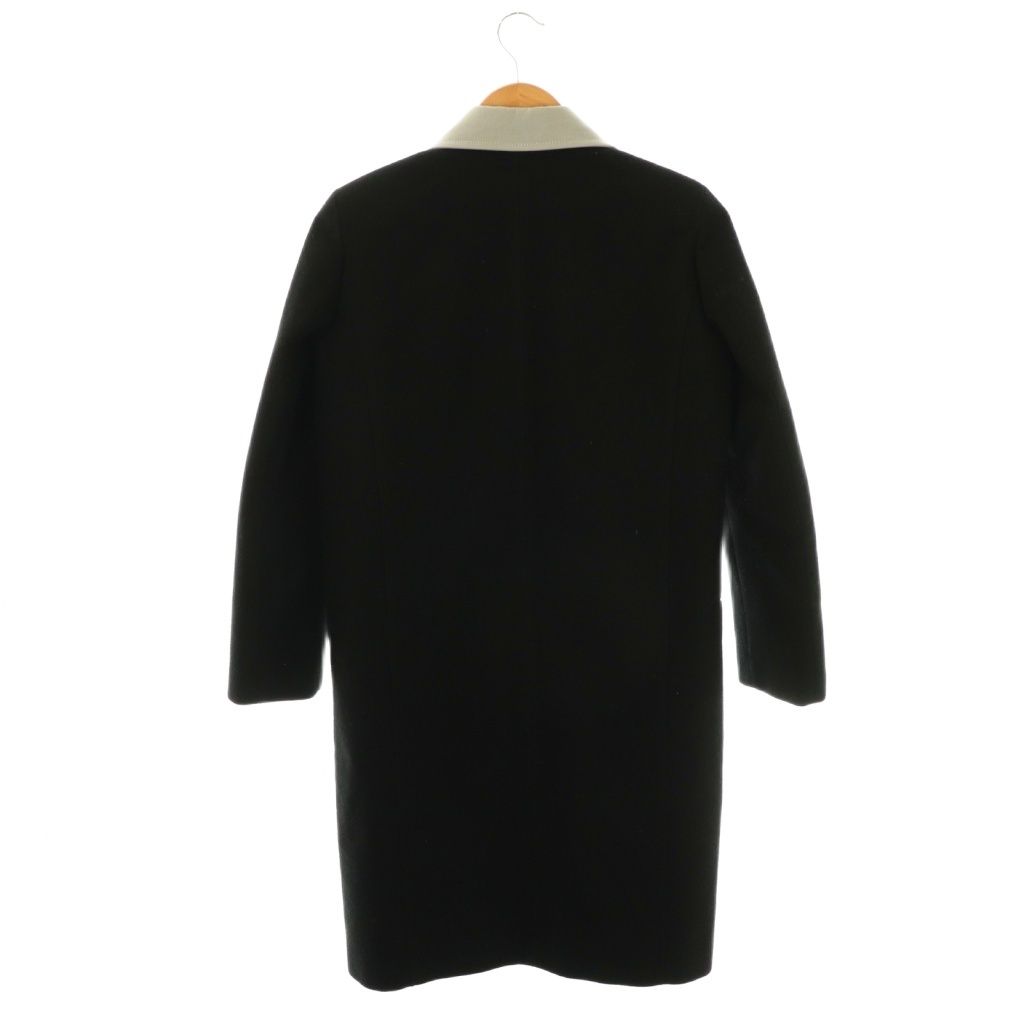 ヘルムートラング HELMUT LANG 襟レザー チェスターコート アウター