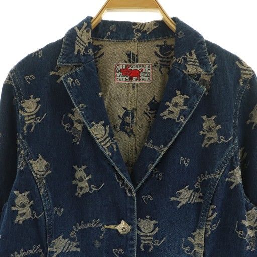 アルベロベロ ALBEROBELLO olleborebla ぶたさんジャガードデニム