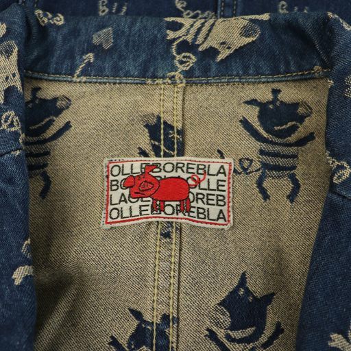 アルベロベロ ALBEROBELLO olleborebla ぶたさんジャガードデニム
