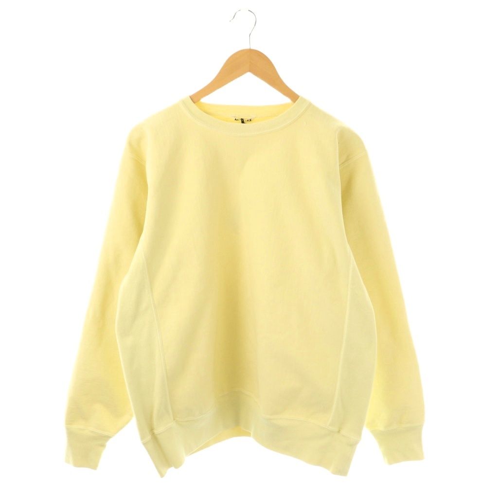 AURALEE / SUPER MILLED SWEAT P/O/スウェット/4/コットン/イエロー/A20AP02SM オーラリー AURALEE SUPER MILLED SWEAT P/O スウェット トレーナー 4