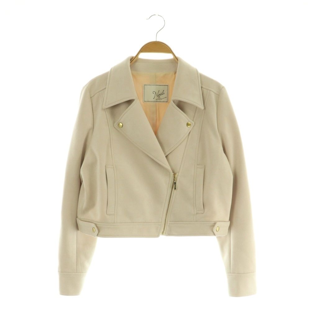 ノエラ Noela スプリングライダースジャケット フェイクスエード F