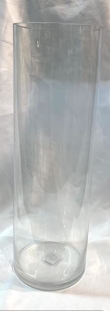 ベニーズ ガラス花瓶 BBG-039 直径13cm×高さ40cm 重量：1.16kg 円筒型