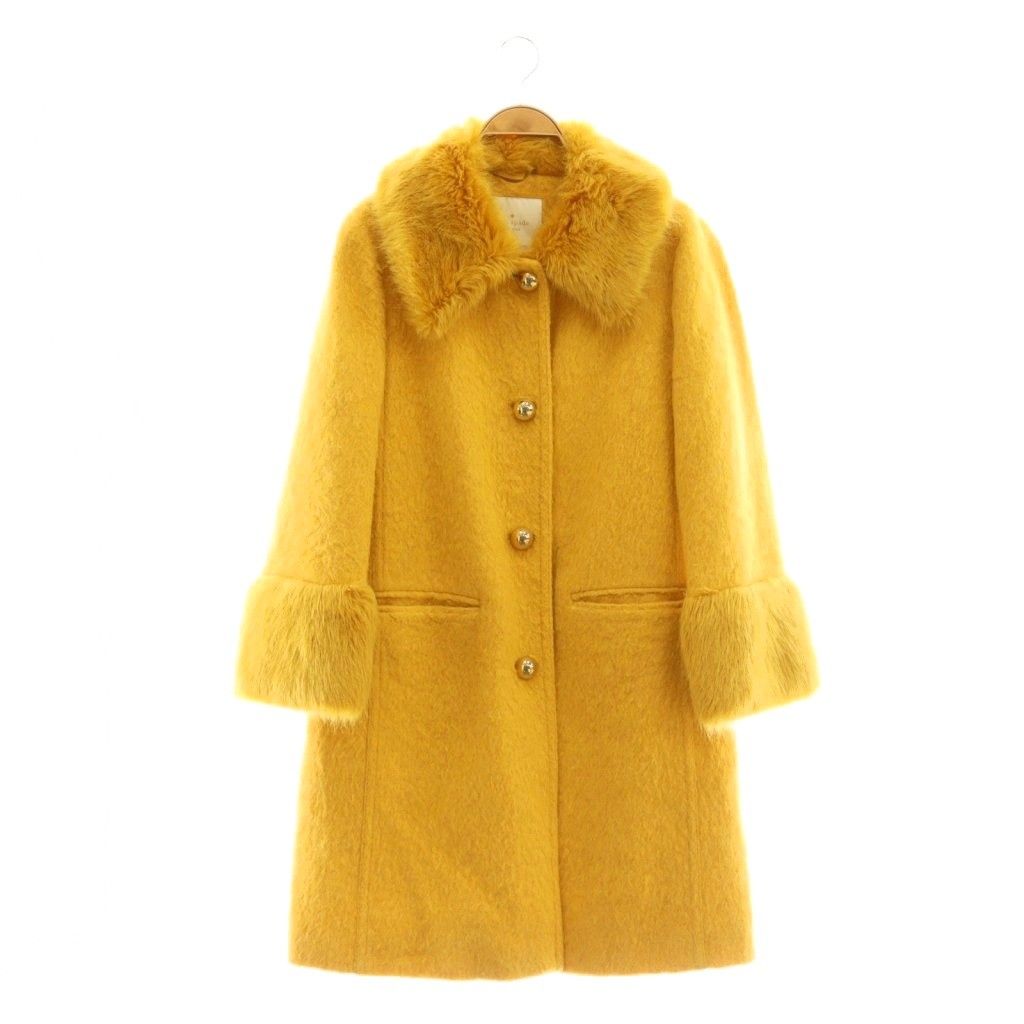 ケイトスペード KATE SPADE ウール フェイクファー コート アウター 4