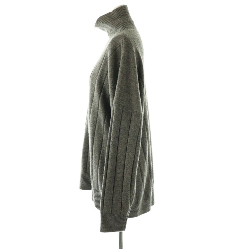 サクラ SACRA SUPER FINE LAMBWOOL TOP ニット セーター 38 グレー /ES