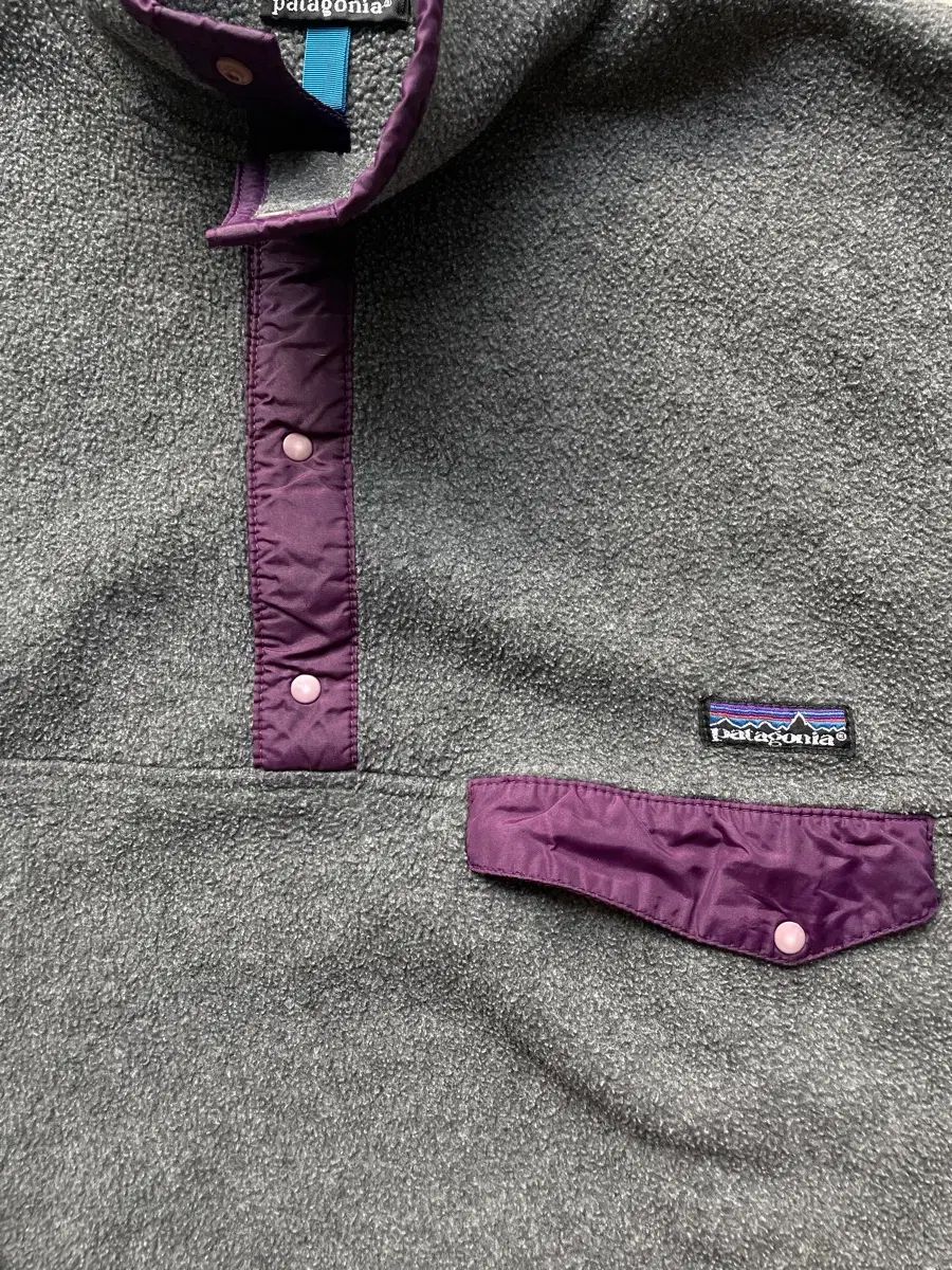 90s パタゴニア シンチラ グレー パープル patagonia - メルカリ