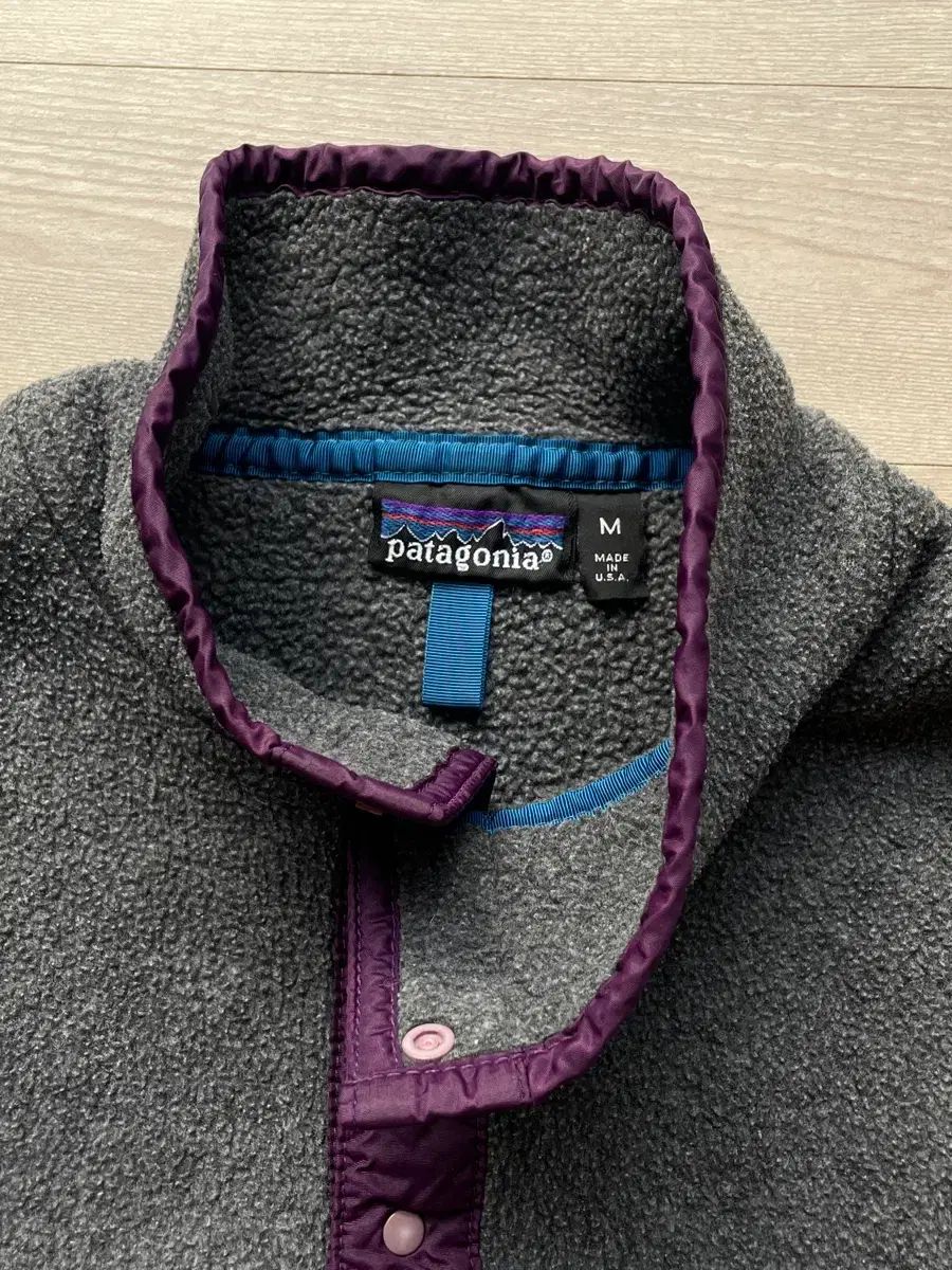 90s パタゴニア シンチラ グレー パープル patagonia - メルカリ