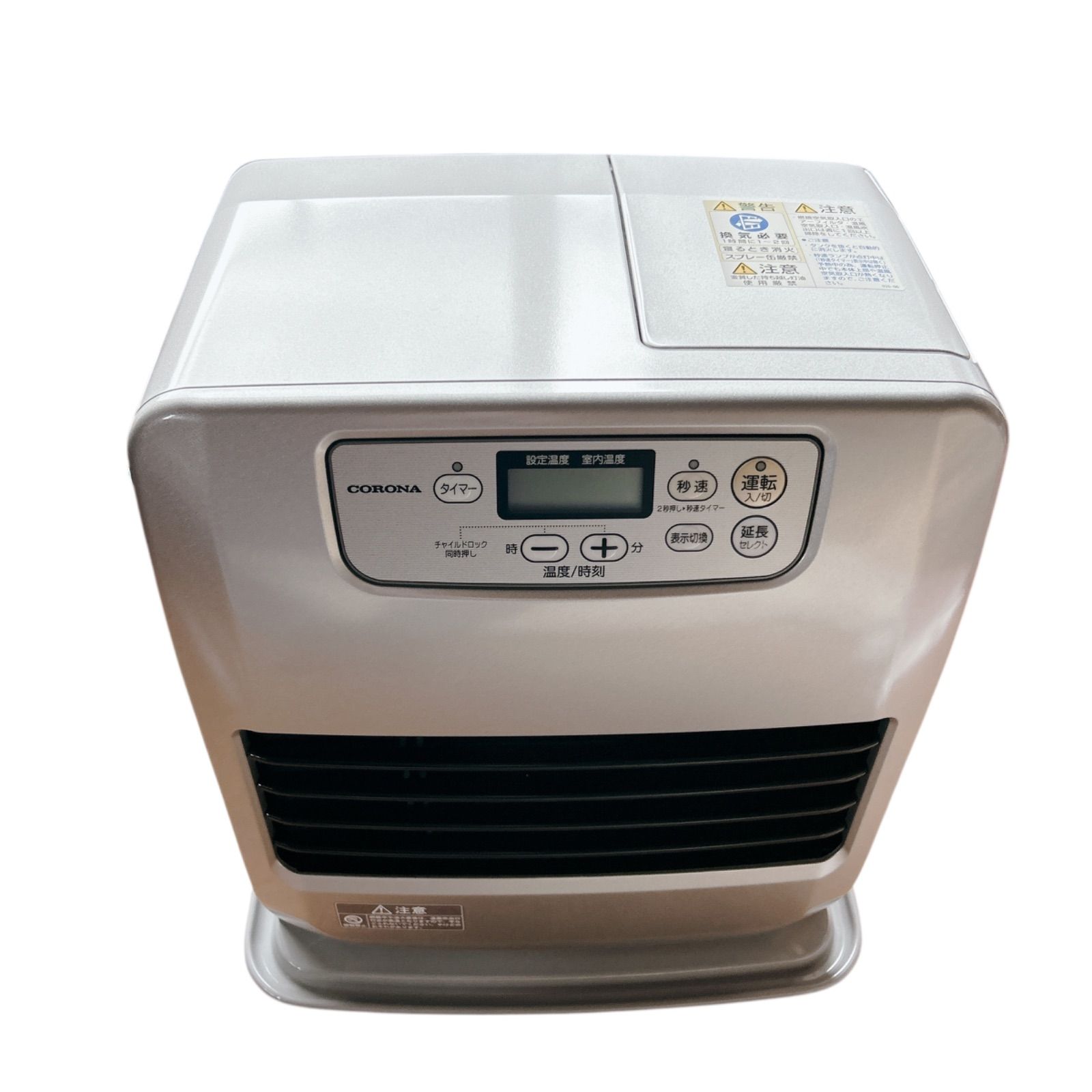 新品未使用品 CORONA FH-G3217Y(S) 石油 ファンヒーター CORONA FH-G3217Y-S 石油ファンヒーター よごれま栓 サテンシルバー