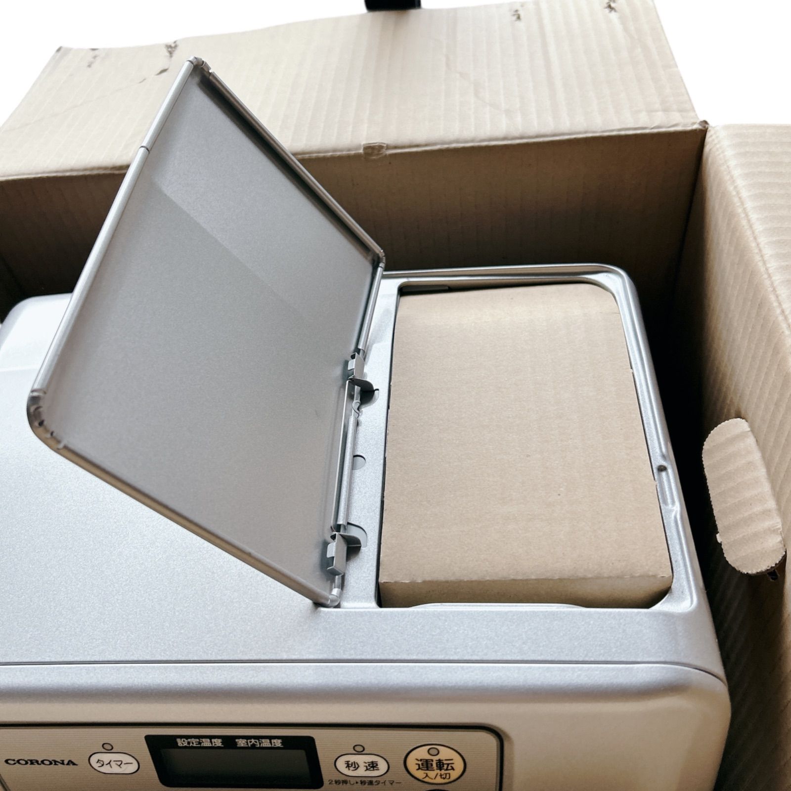 CORONA FH-G3217Y-S 石油ファンヒーター よごれま栓 サテンシルバー