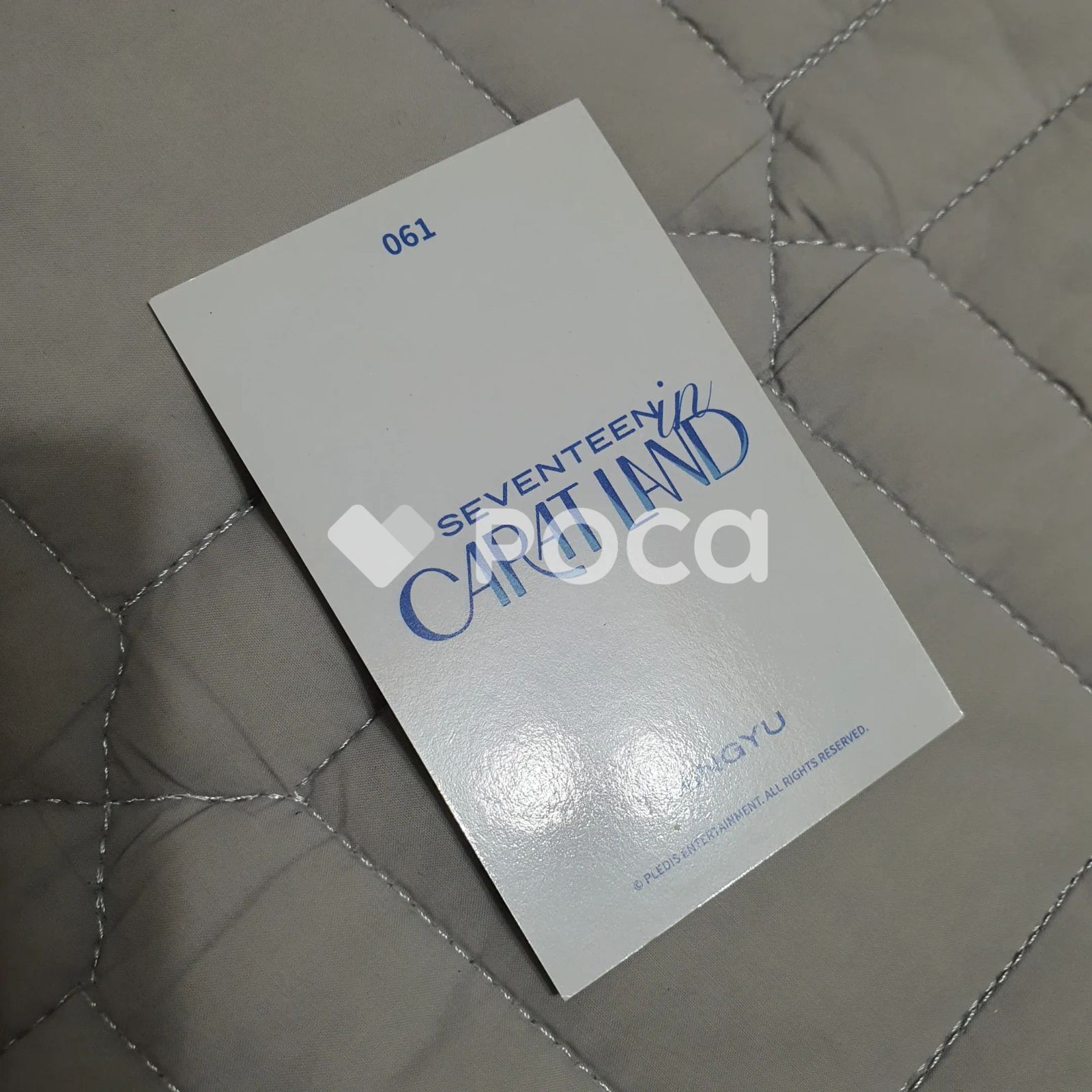 SEVENTEEN 2021 5th ファンミcarat land トレカ 2021 SVT 5th Fan Meeting SEVENTEEN in Caratland Trading Card