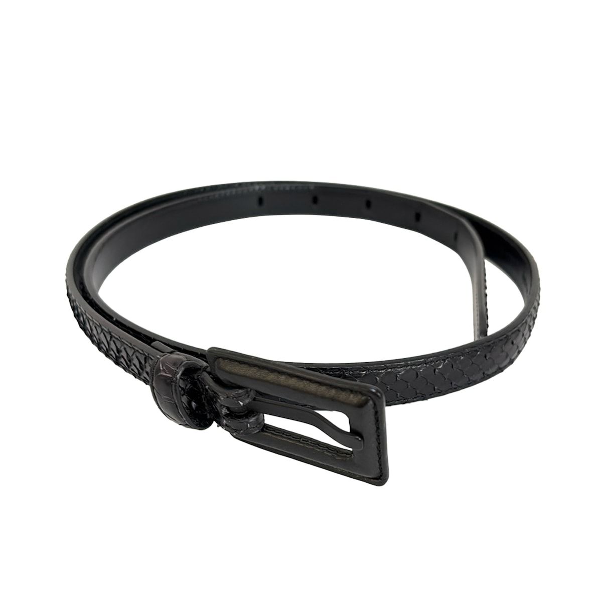 SAINT LAURENT PARIS サンローランパリ ベルト 80 32 - 黒