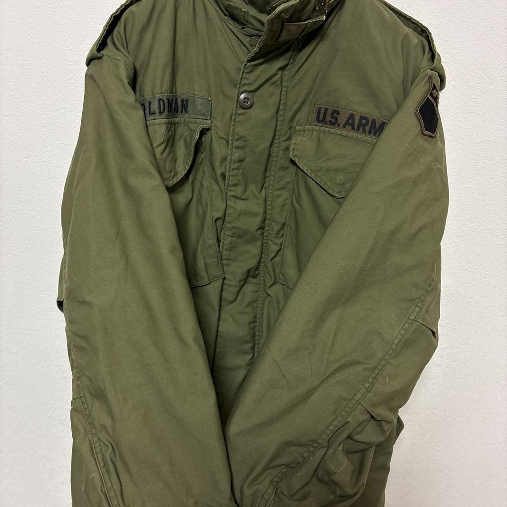 US ARMY】 75年納入 米軍 実物 ALPHA INDUSTRIES ライナー付き M-65