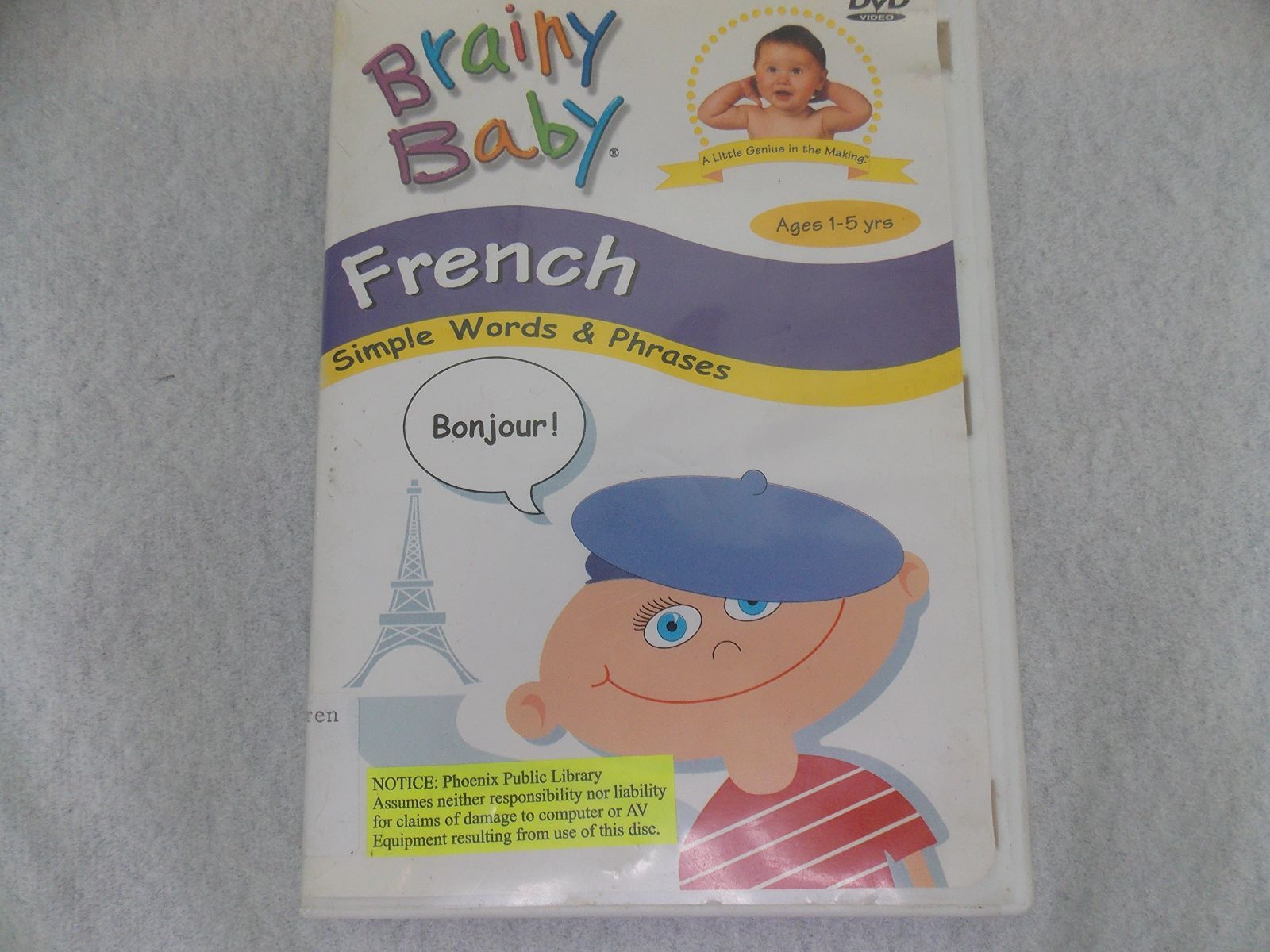 DVD Brainy Baby - French Children Import K 0503-251014 K-2627