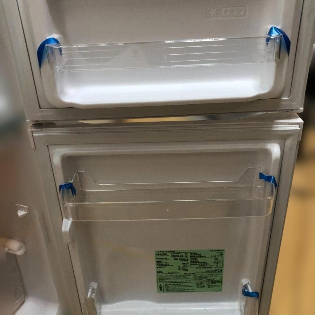 美品 2023年製 IRIS OHYAMA アイリスオーヤマ 2ドア 冷凍冷蔵庫 87L