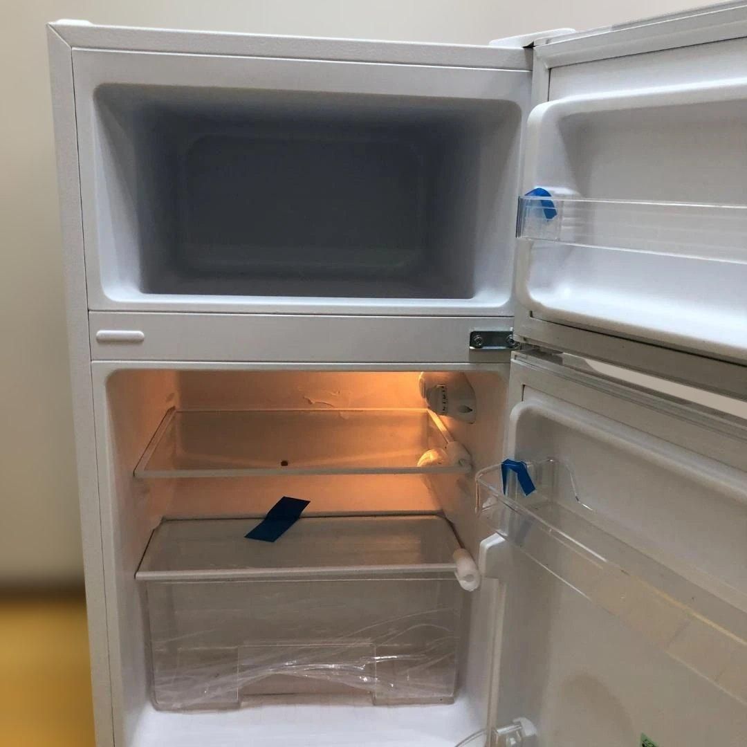 美品 2023年製 IRIS OHYAMA アイリスオーヤマ 2ドア 冷凍冷蔵庫 87L