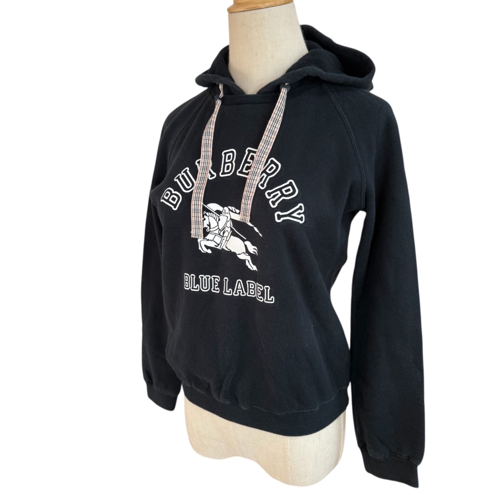 バーバリーブルーレーベル Burberry BLUE LABEL パーカー ブラック