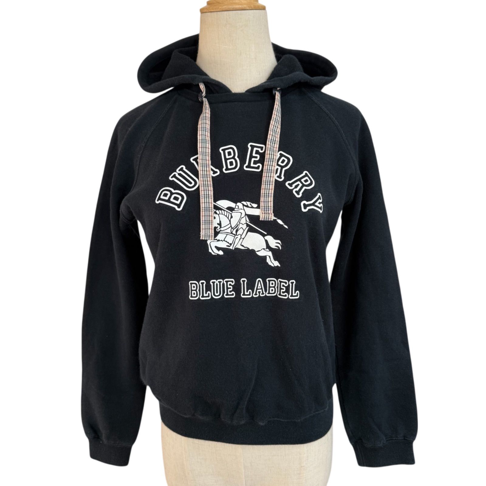 バーバリーブルーレーベル Burberry BLUE LABEL パーカー ブラック