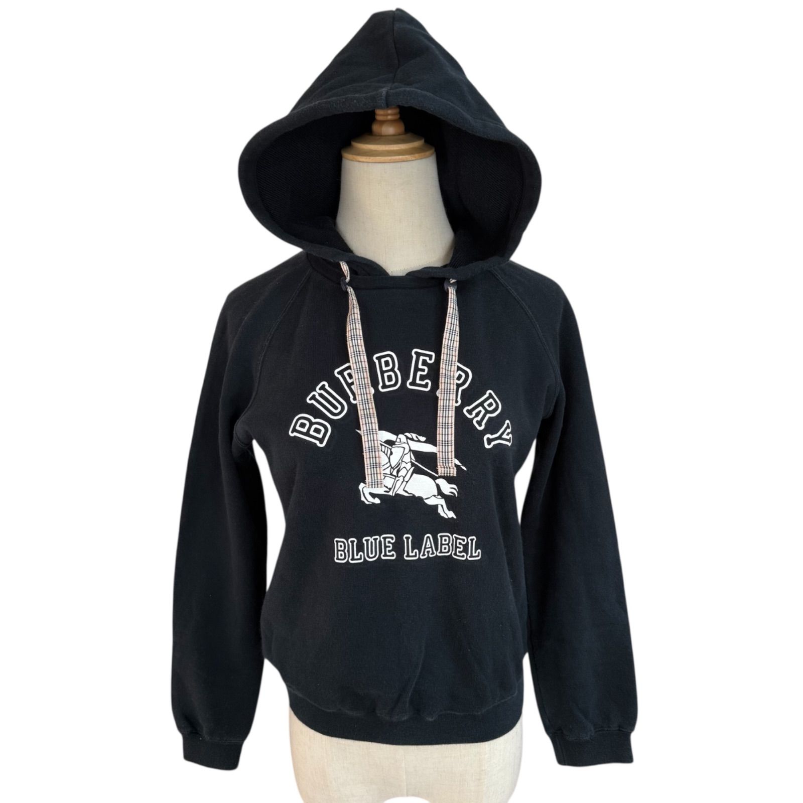 バーバリーブルーレーベル Burberry BLUE LABEL パーカー ブラック