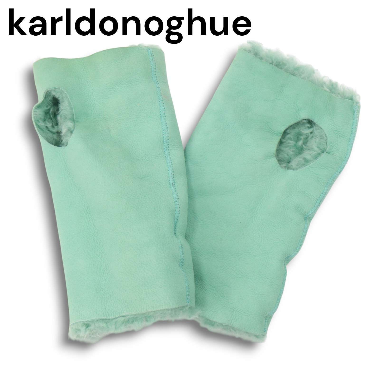 【新品未使用】完売！KARL DONOGHUE ムートン アームウォーマー 英国製☆ KARL DONOGHUE カールドノヒュー 羊革 リアル ムートン