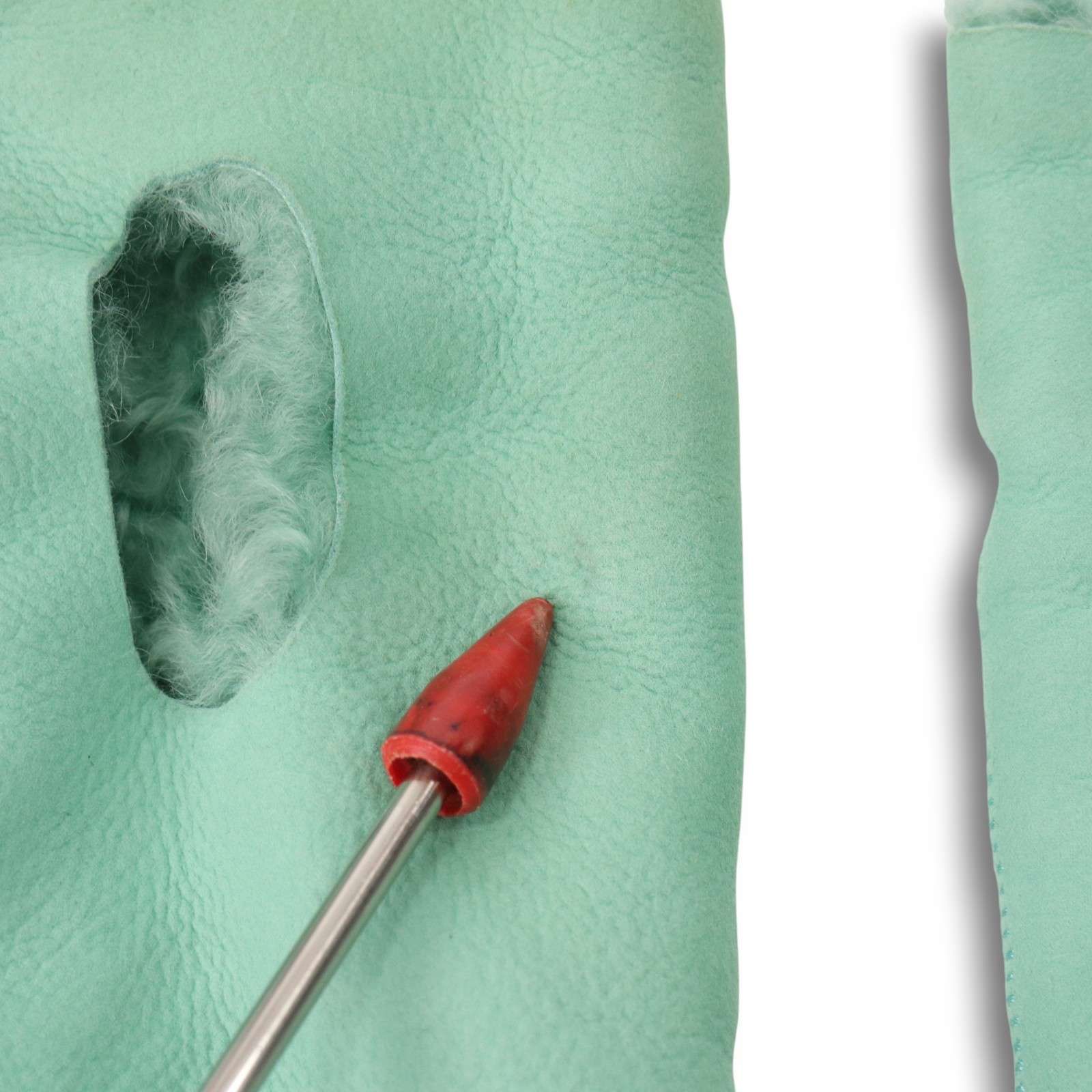 英国製☆ KARL DONOGHUE カールドノヒュー 羊革 リアル ムートン