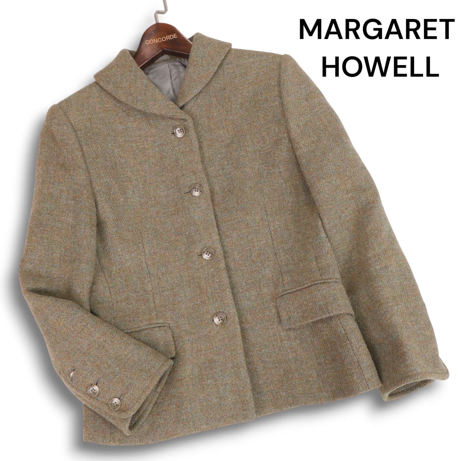 MARGARET HOWELL マーガレットハウエル 秋冬 ウール100% ツイード