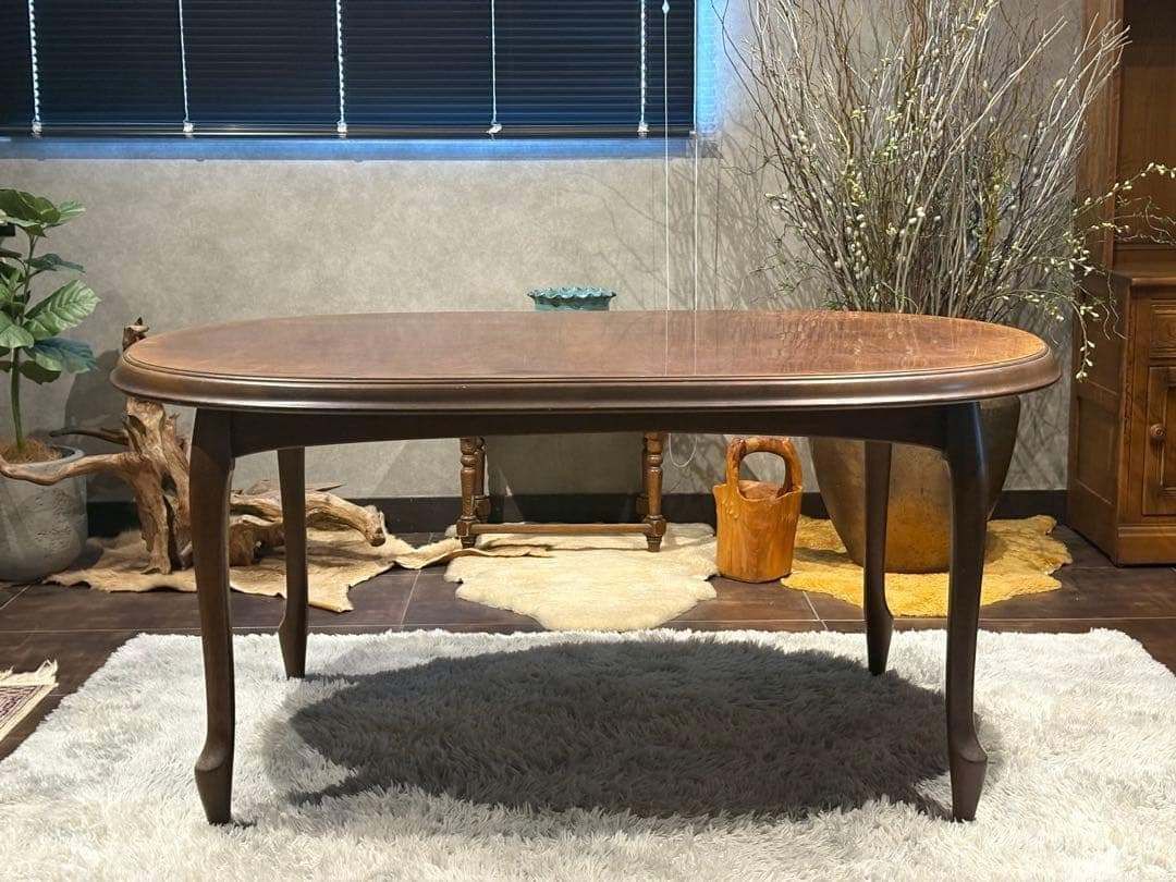 maruni マルニ　ダイニングテーブル　猫脚　アンティーク　ビンテージ　IZ maruni マルニ ダイニングテーブル 猫脚 アンティーク ビンテージ IZ