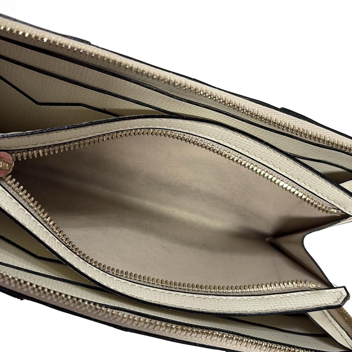 Valextra(ヴァレクストラ) 長財布 - 白 ラウンドファスナー レザー