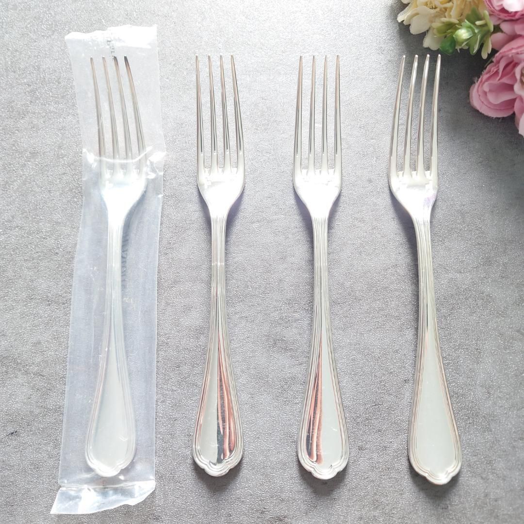 クリストフル マルリー デザートフォーク 4点 希少 美品 クリストフル スパトゥール デザートフォーク 未開封含む 4