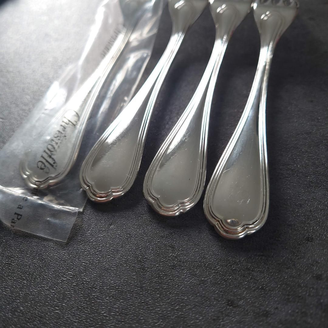 希少 美品 クリストフル スパトゥール デザートフォーク 未開封含む 4