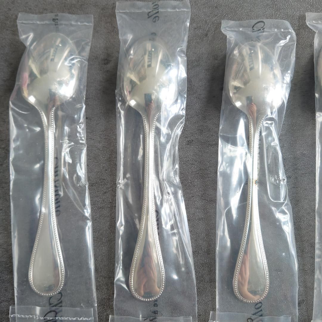 クリストフル パール ケーキフォーク コーヒースプーン 未開封 12点 箱