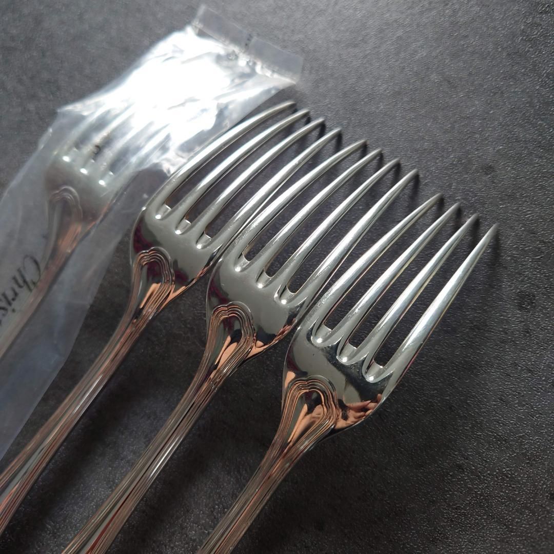 希少 美品 クリストフル スパトゥール デザートフォーク 未開封含む 4