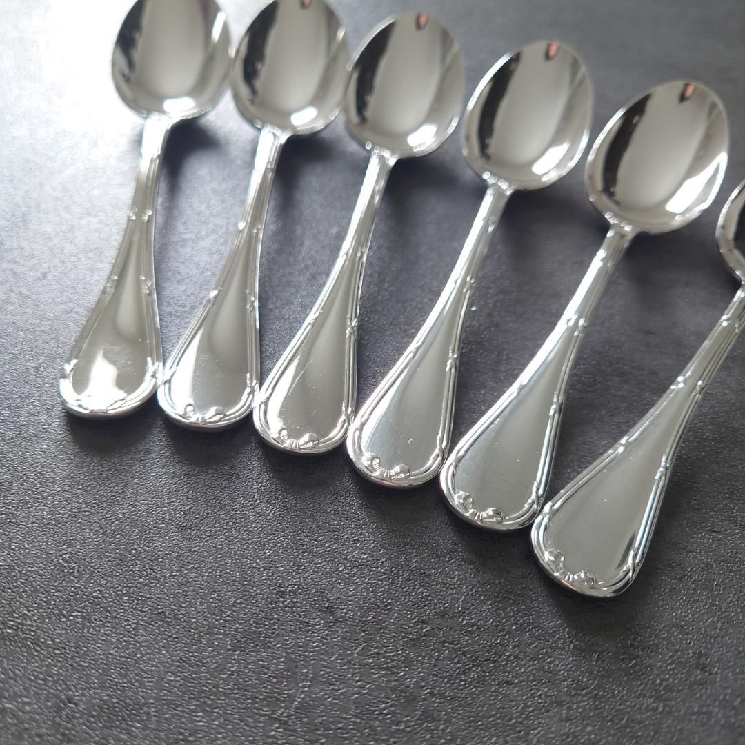 美品 クリストフル リュバン ケーキフォーク コーヒースプーン 12点