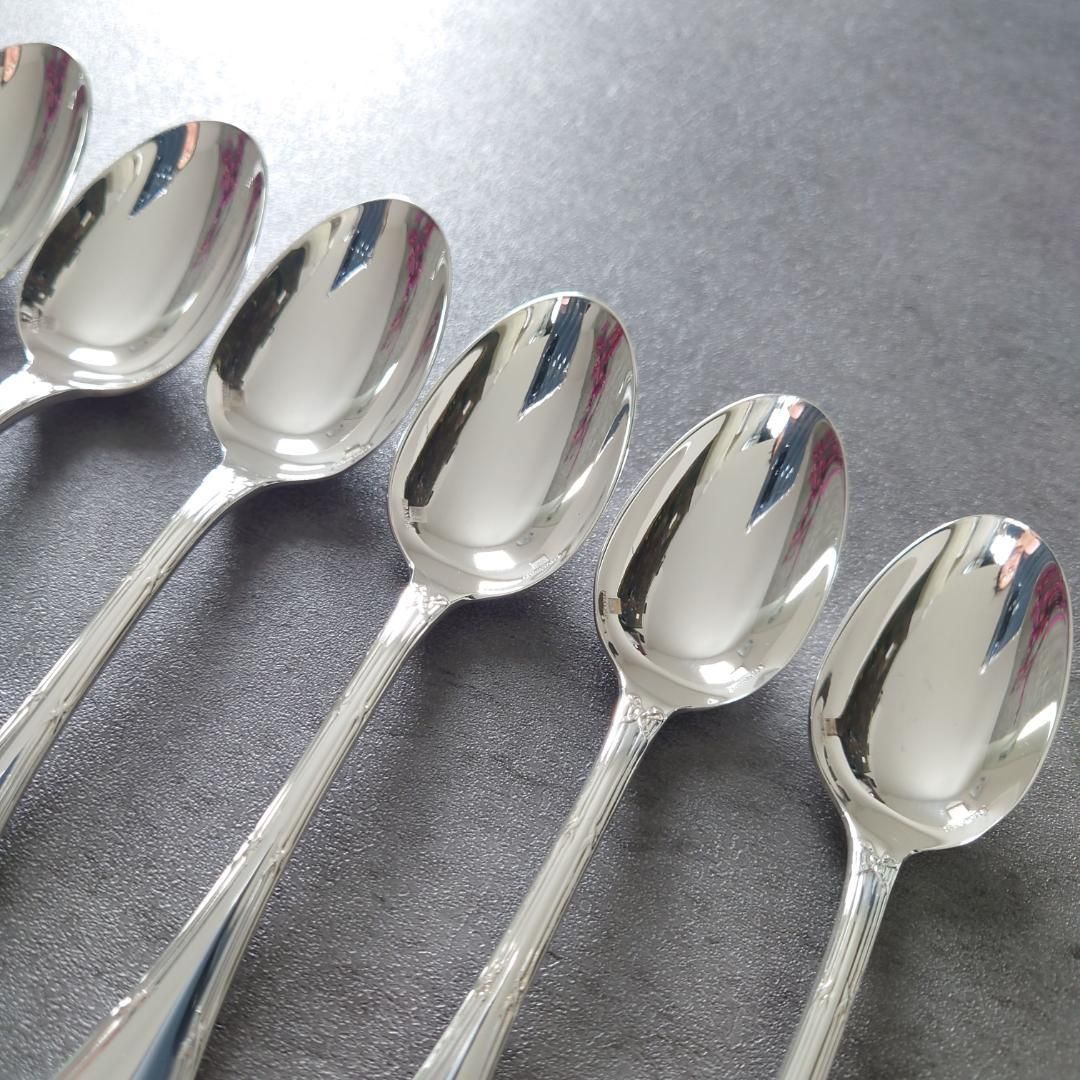 美品 クリストフル リュバン ケーキフォーク コーヒースプーン 12点