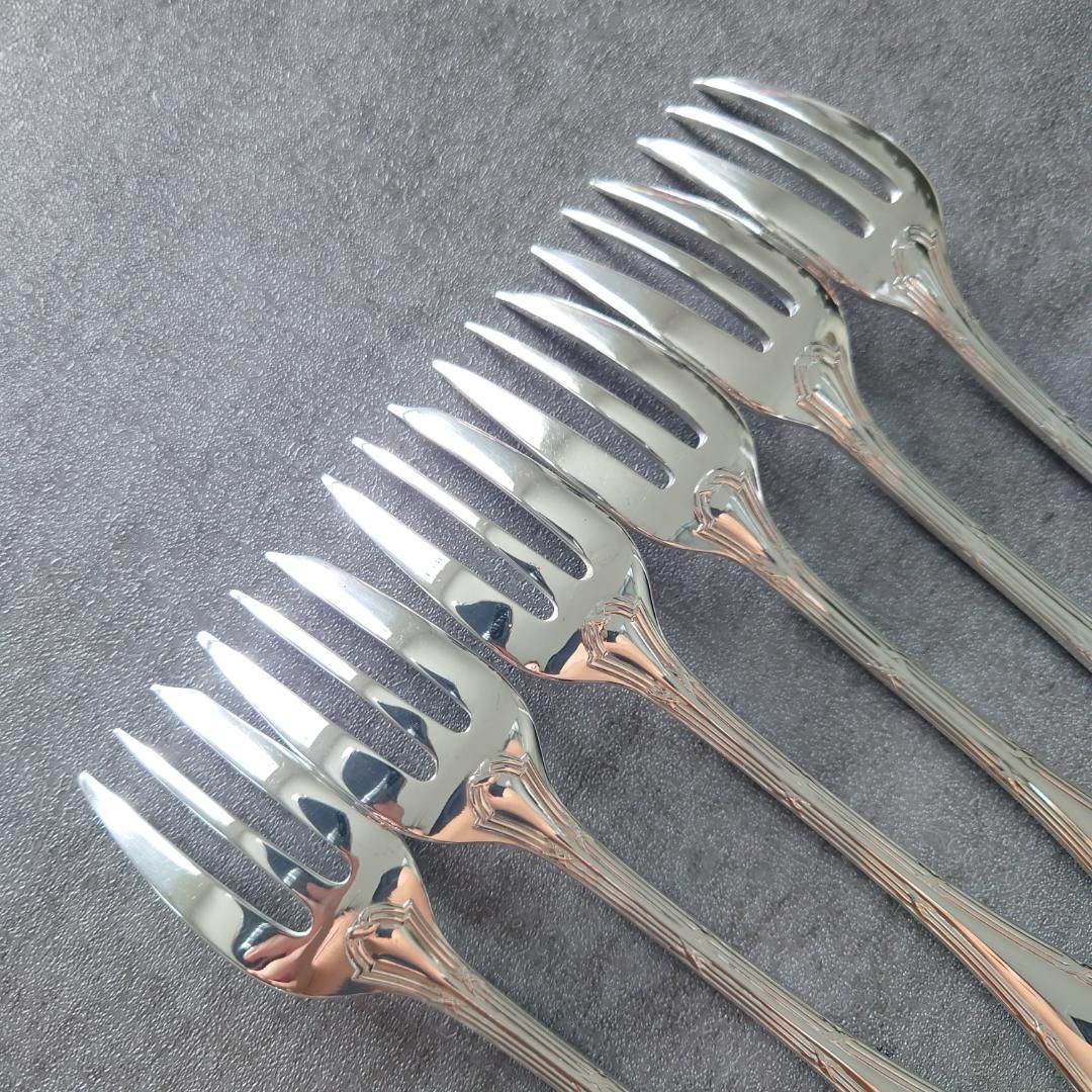 美品 クリストフル リュバン ケーキフォーク コーヒースプーン 12点