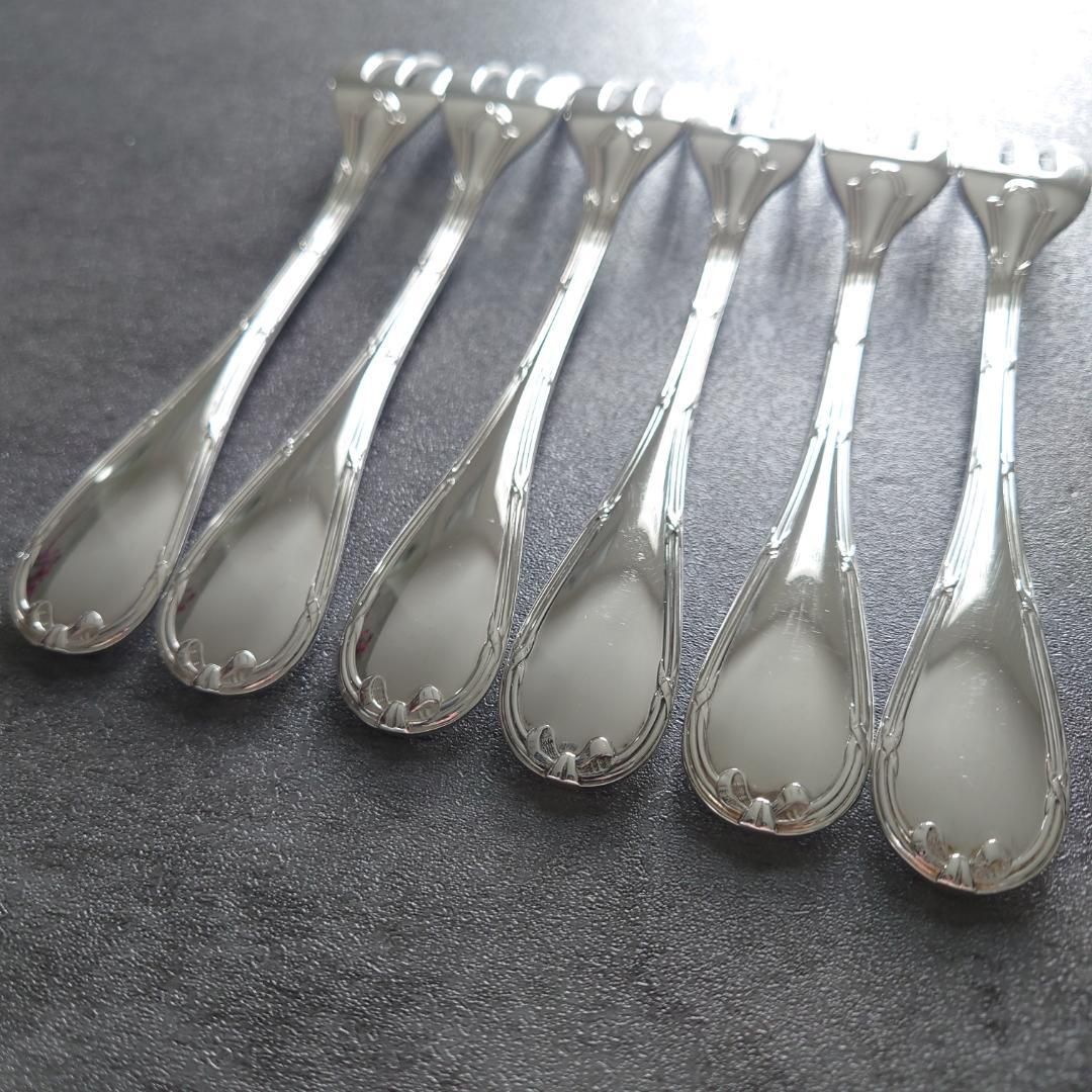 美品 クリストフル リュバン ケーキフォーク コーヒースプーン 12点