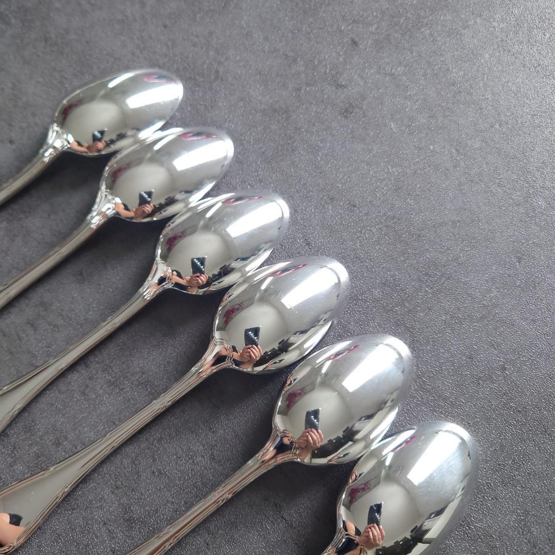 美品 クリストフル リュバン ケーキフォーク コーヒースプーン 12点