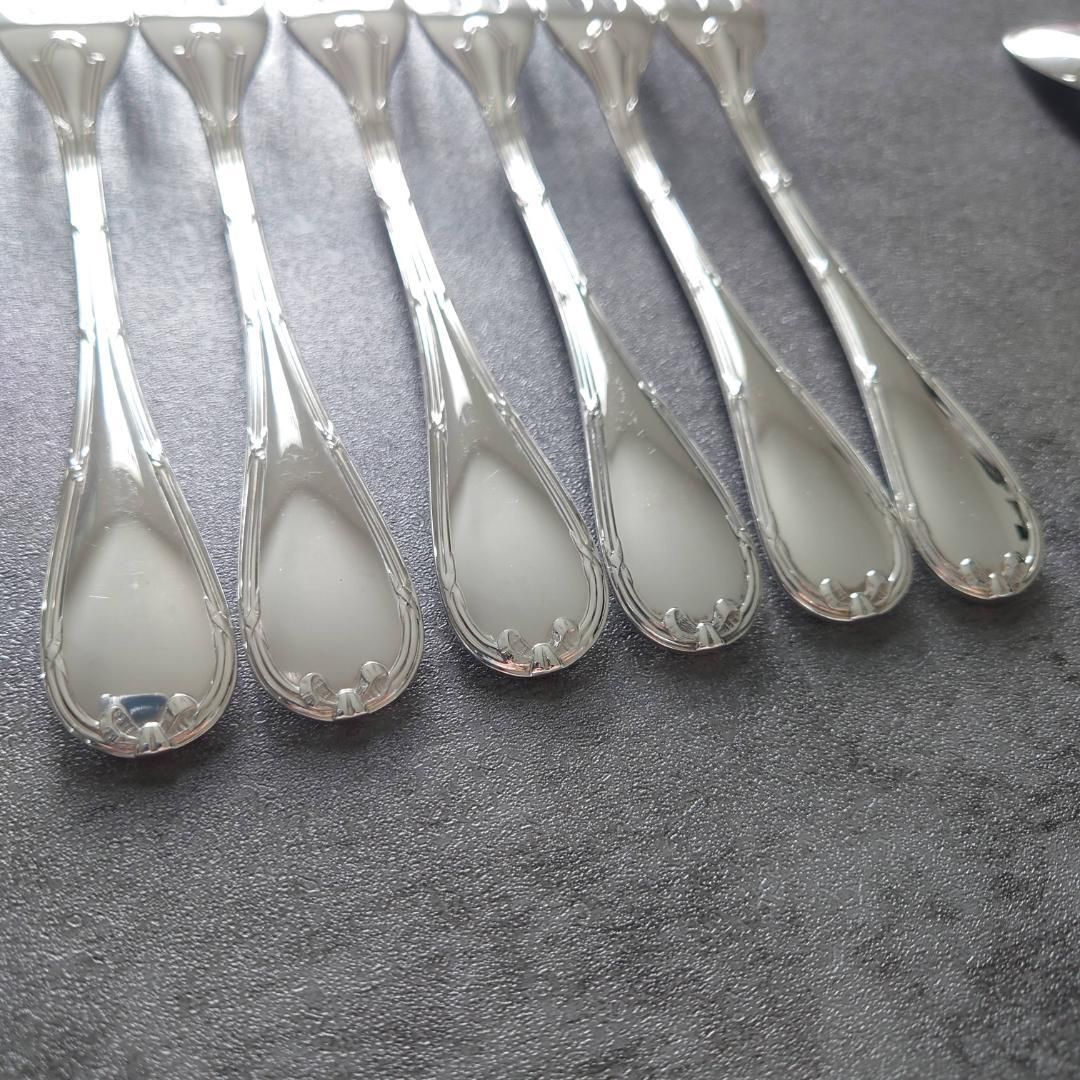 美品 クリストフル リュバン ケーキフォーク コーヒースプーン 12点