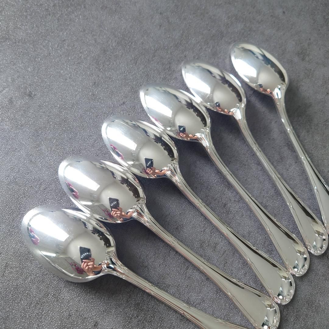 美品 クリストフル リュバン ケーキフォーク コーヒースプーン 12点