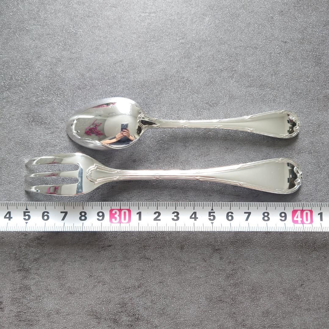 美品 クリストフル リュバン ケーキフォーク コーヒースプーン 6点 美品 クリストフル リュバン ケーキフォーク コーヒースプーン 12点