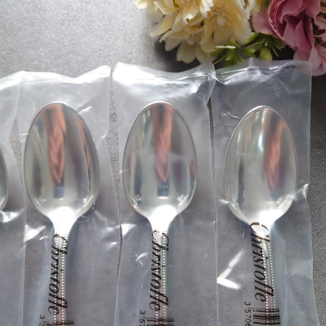 クリストフル パール コーヒースプーン 未開封 6点 紙箱入り - メルカリ