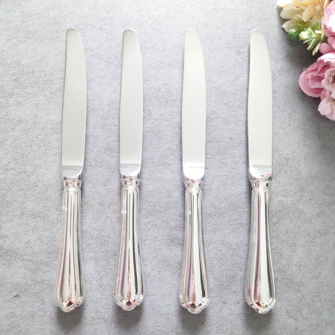 希少 美品 クリストフル スパトゥール デザートナイフ 4点 - メルカリ