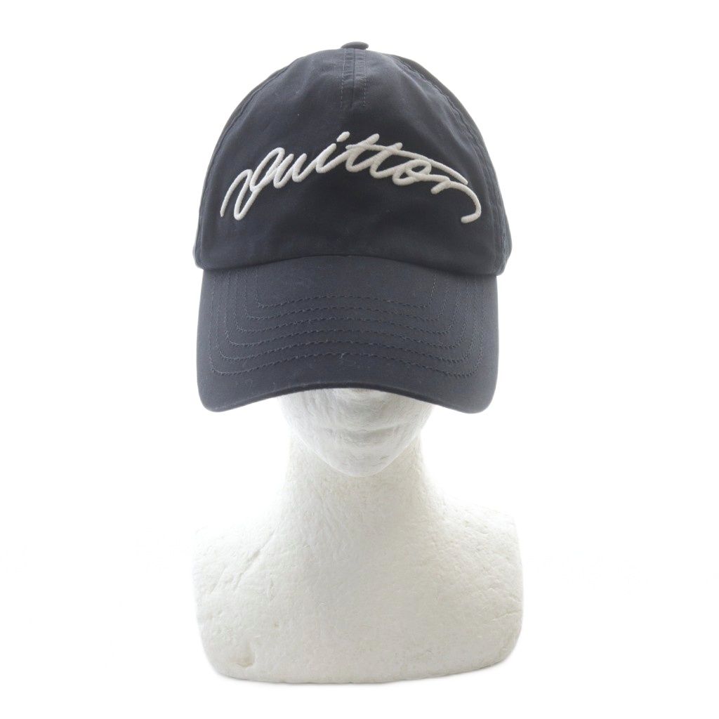 ルイヴィトン LOUIS VUITTON キャップ･シグネチャー 帽子 ロゴ 黒