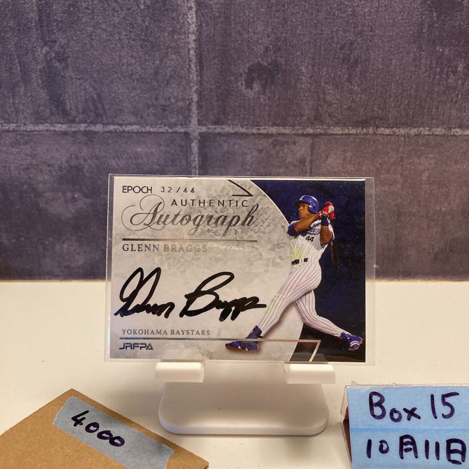 2021 EPOCH グレンブラッグス Glenn Braggs 32/44 直筆サインカード