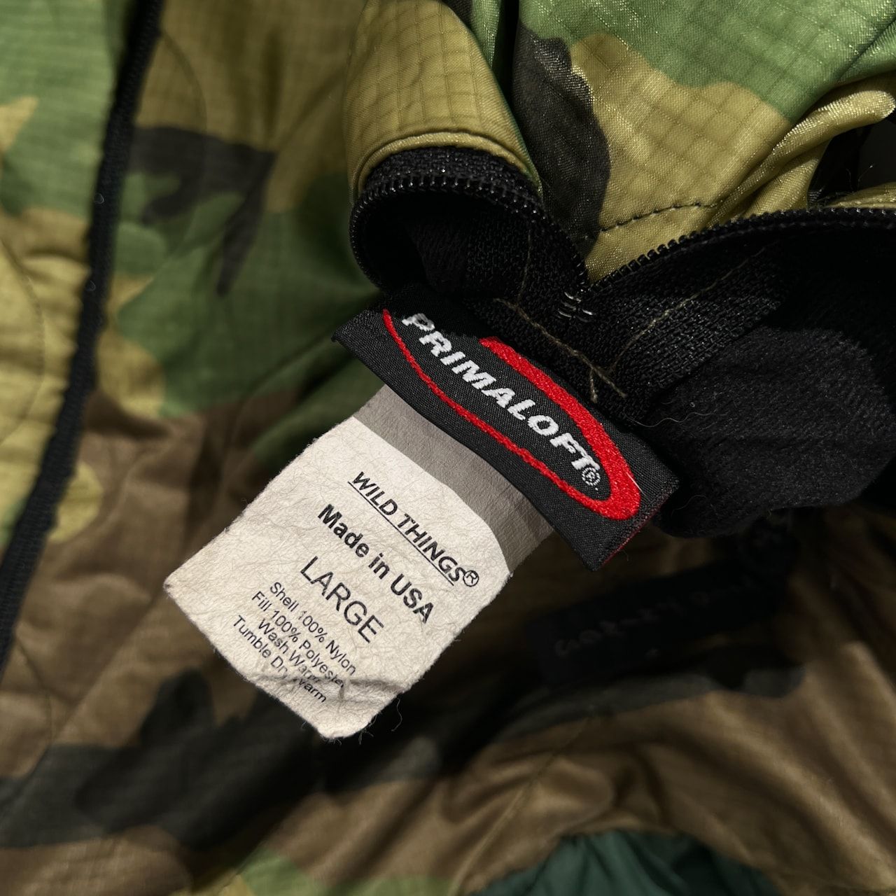 USA製 WILD THINGS ワイルドシングス リバーシブル プリマロフト 中綿