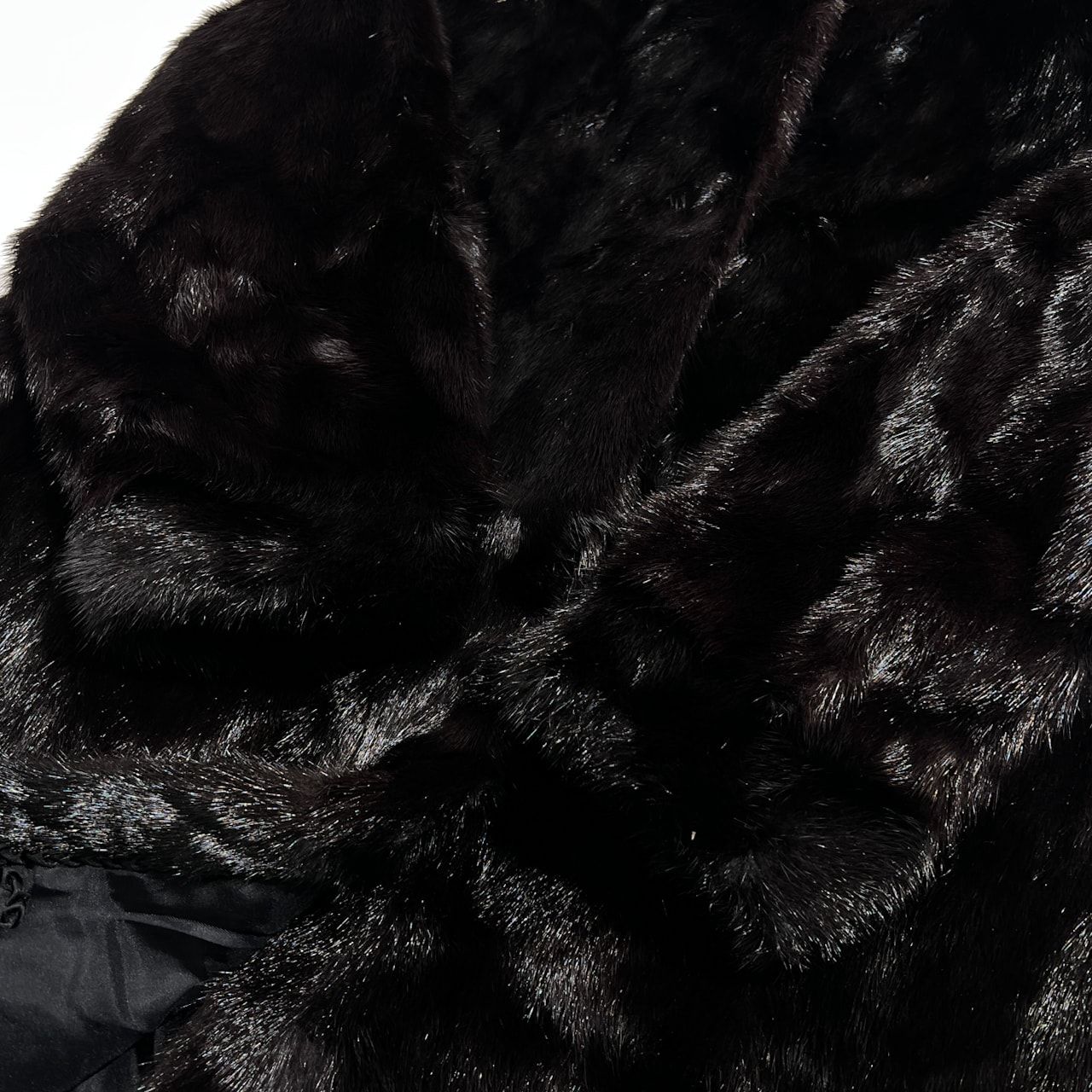 MG Sable Fur ミンクコート 15号サイズ ブラウン 毛皮 エムジー 