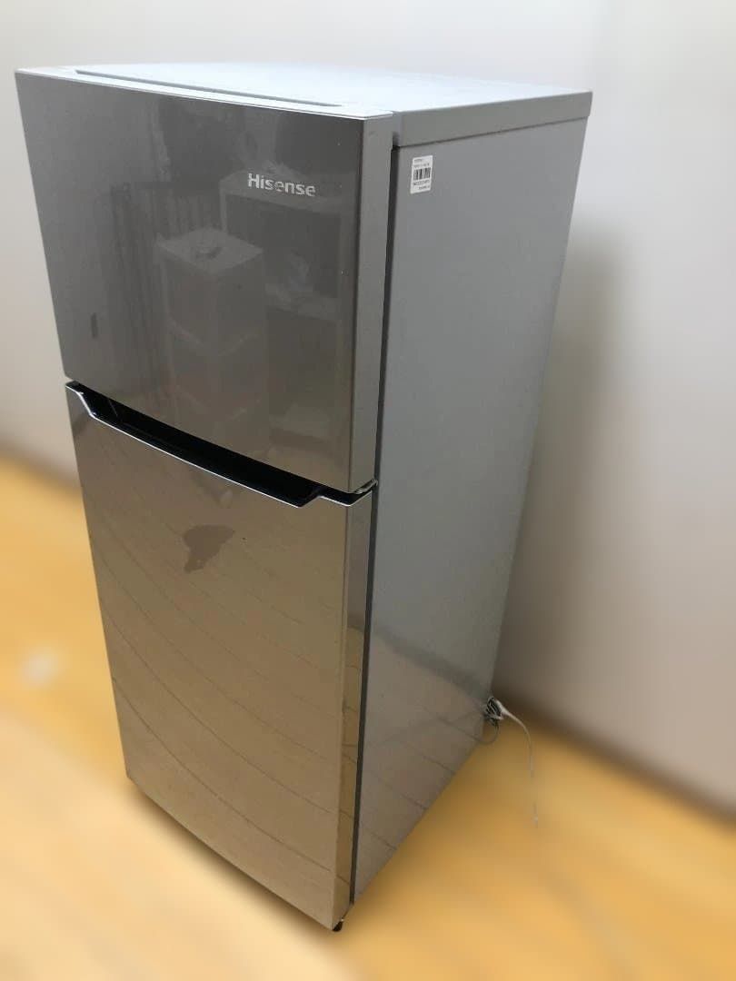 ハイセンス Hisense 2ドア冷蔵庫 HR-B12AS 120L シルバー 一人暮らし用