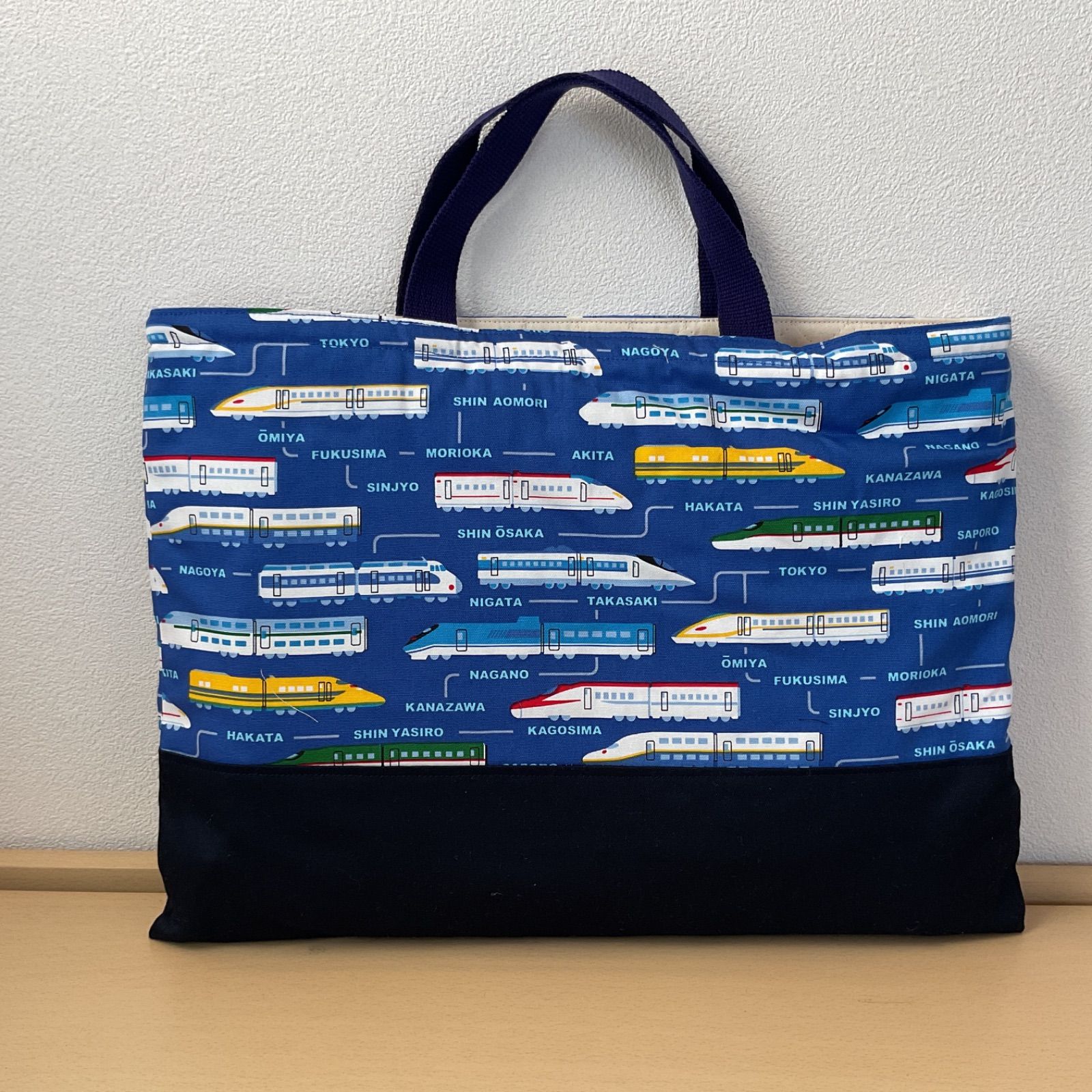 入園入学5点セット ハンドメイド男の子 レッスンバッグ シューズケース