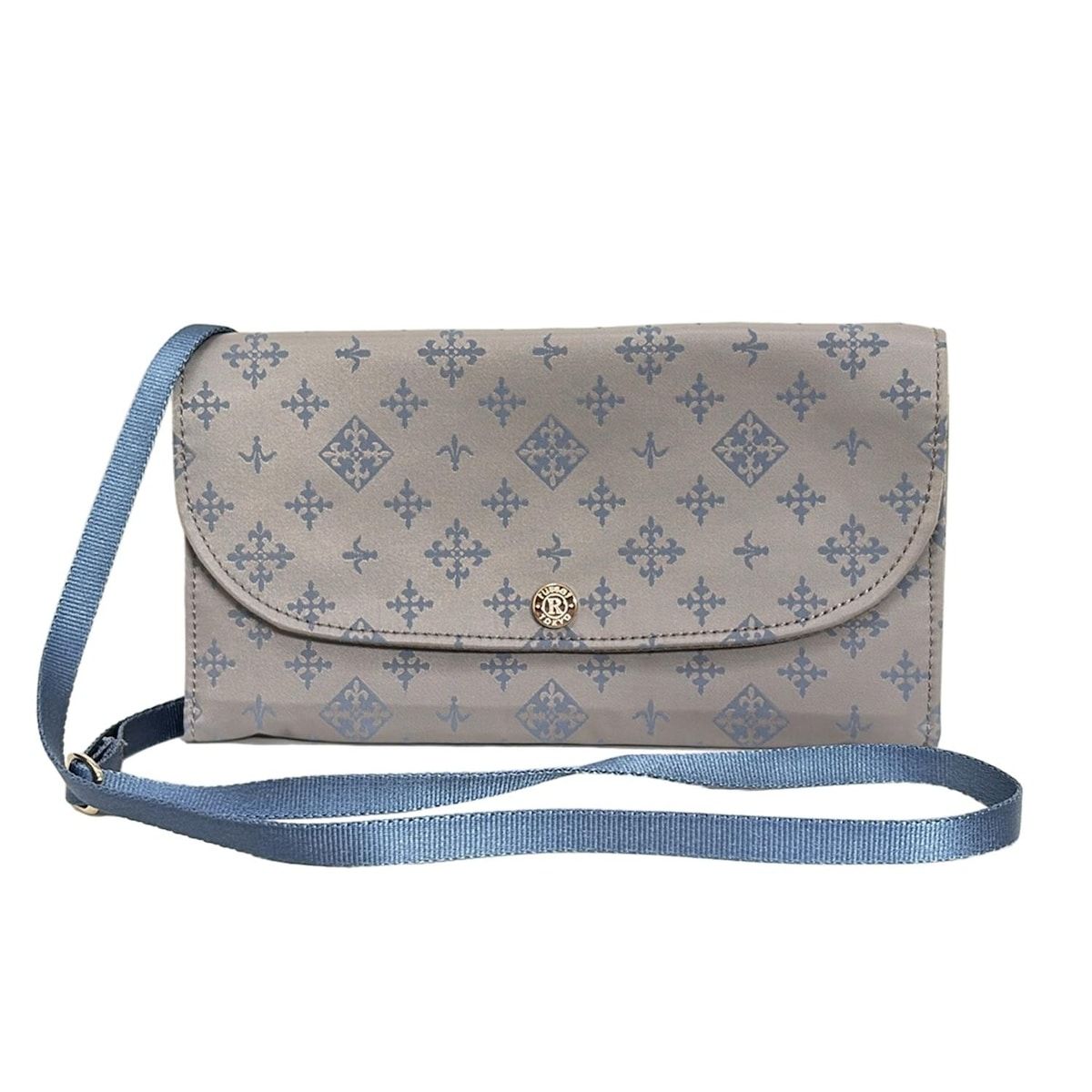 russet ラシット 財布 ライトグレー ライトブルー ショルダーウォレット